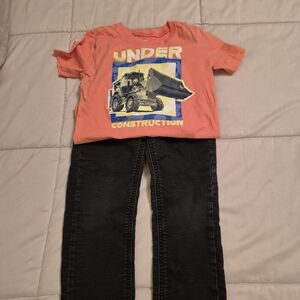 Kids Under Construction T-Shirt and Pants Set